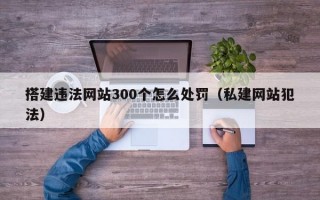 搭建违法网站300个怎么处罚（私建网站犯法）