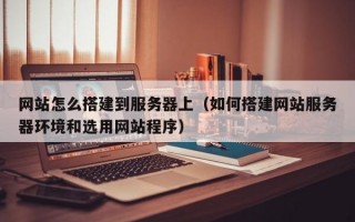 网站怎么搭建到服务器上（如何搭建网站服务器环境和选用网站程序）
