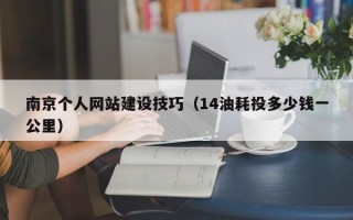 南京个人网站建设技巧（14油耗投多少钱一公里）