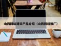 山西网站建设产品介绍（山西网络推广）